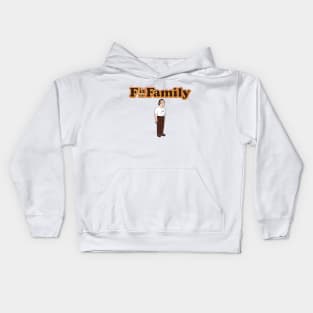 F is For Family - Frank Title! Kids Hoodie